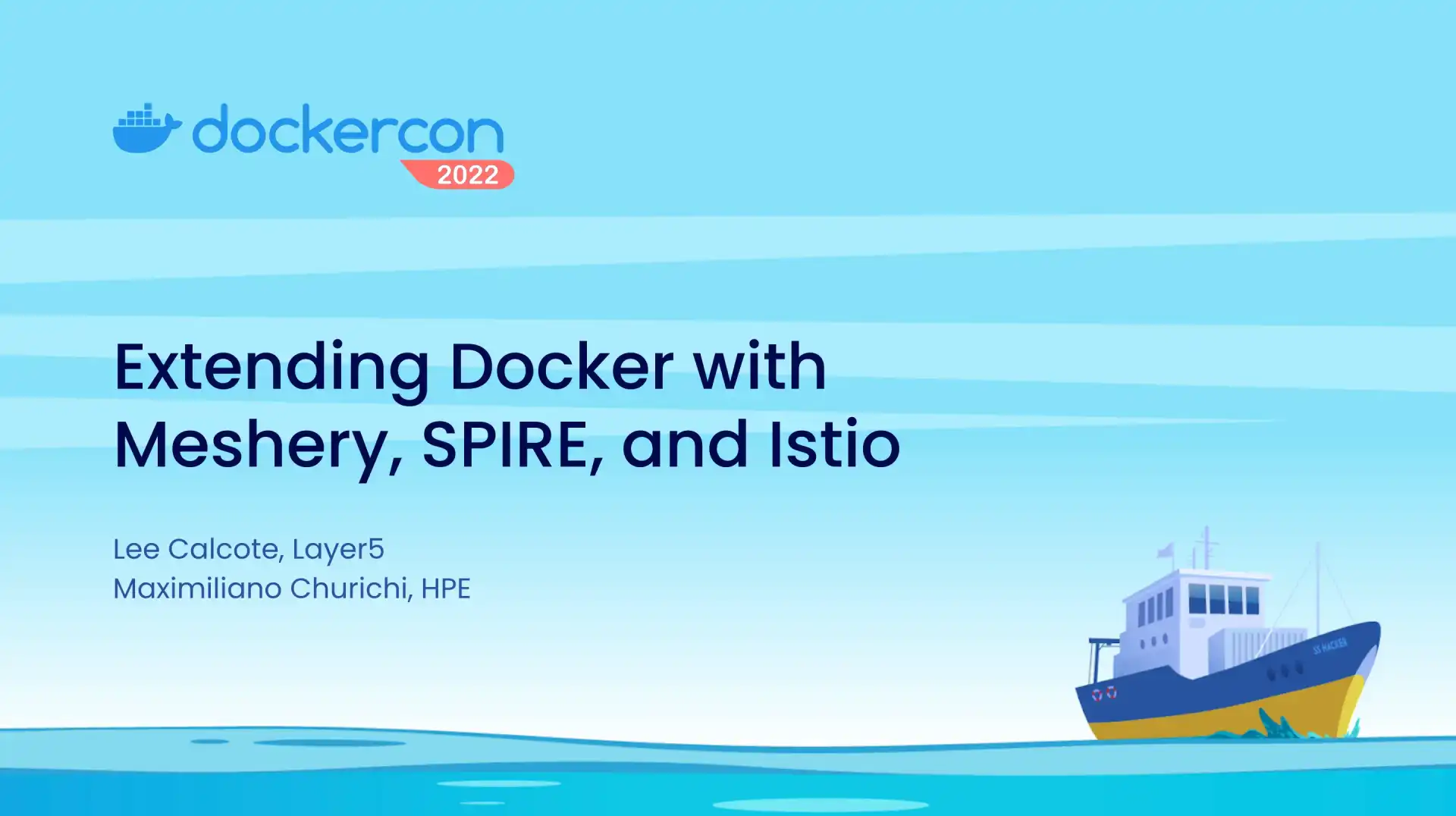 DockerCon 2022: Lighting Talk in a dedicated community room