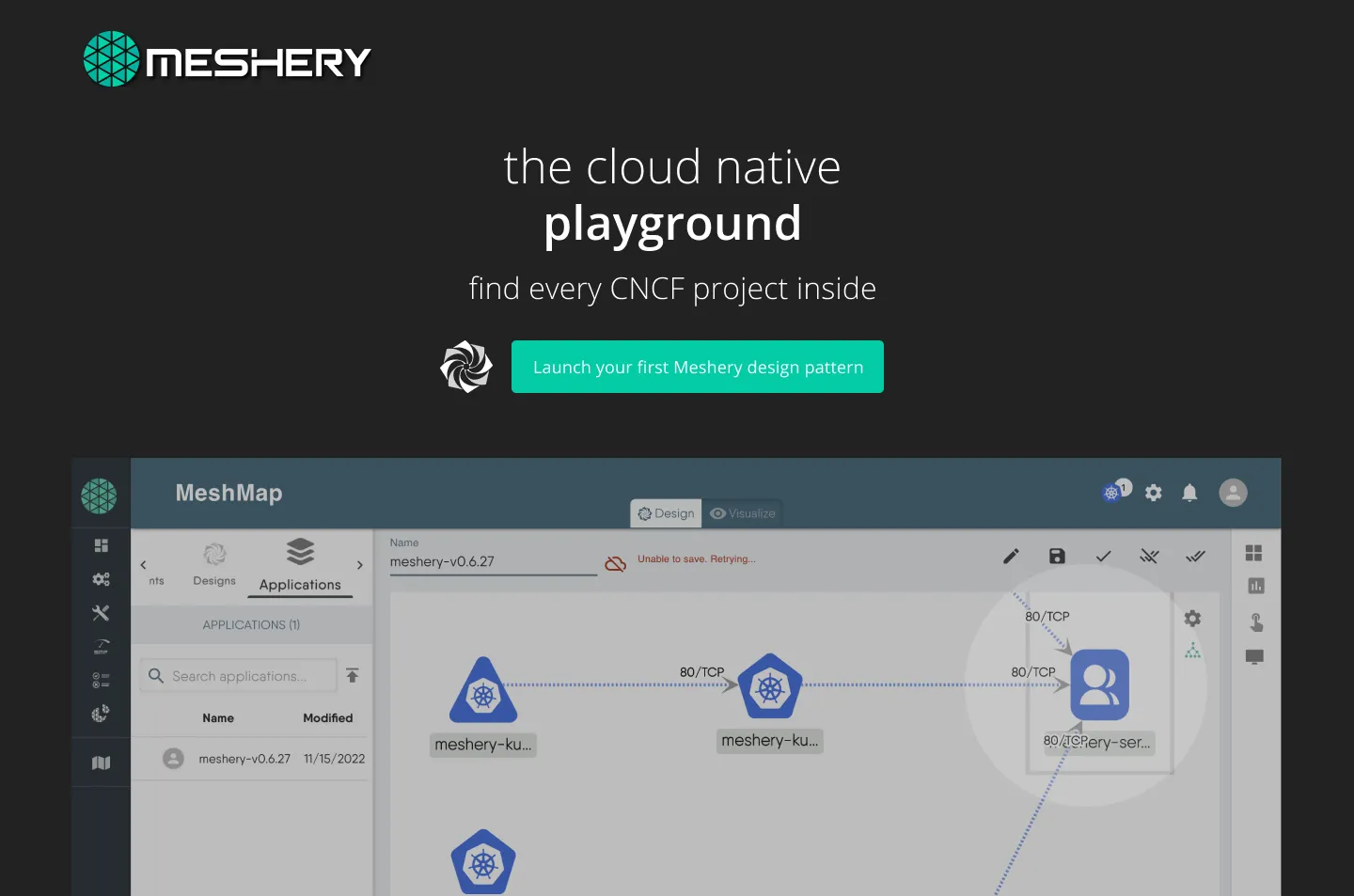 the cncf playground mockup