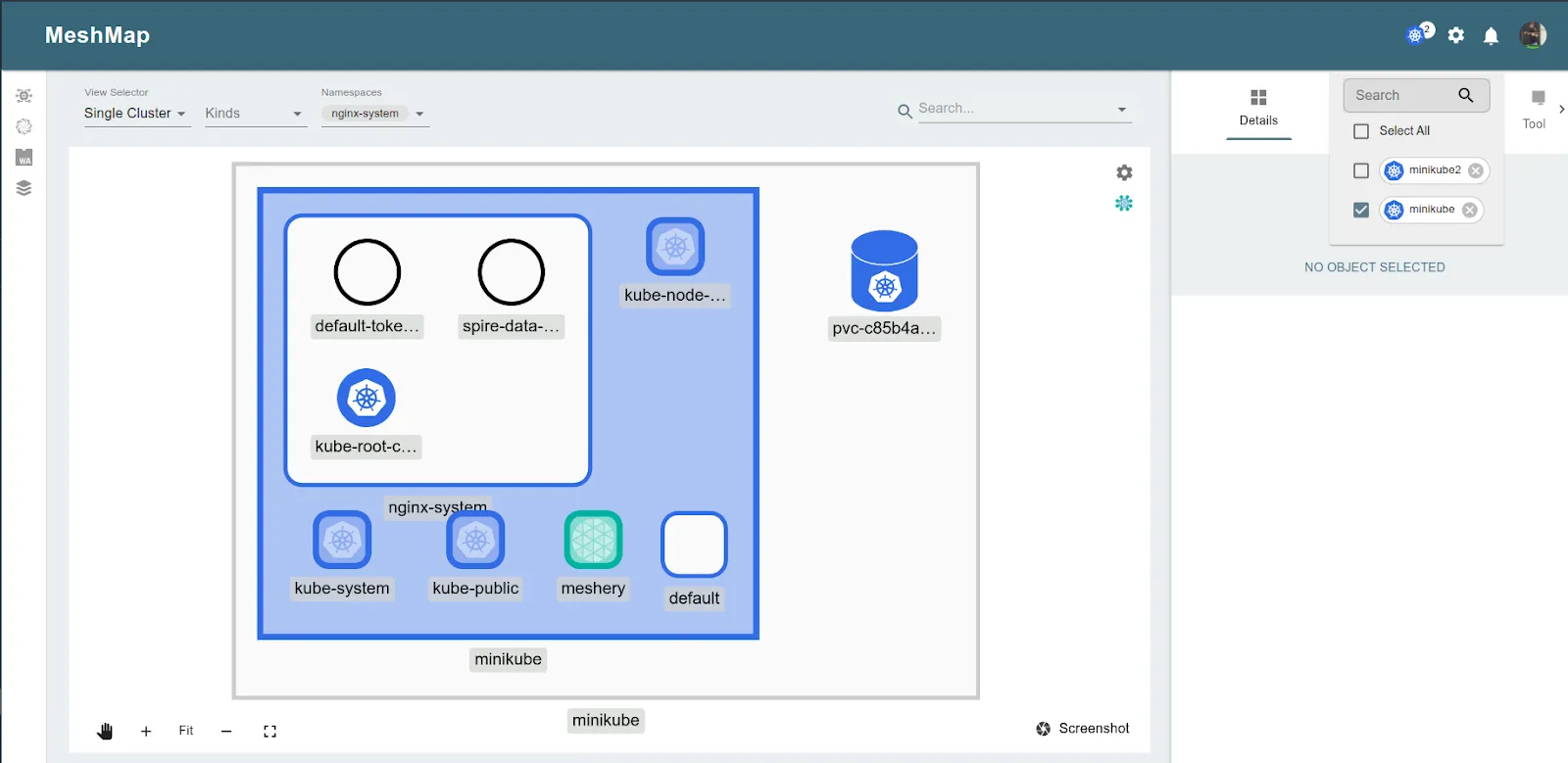 visualizer showing data of context1